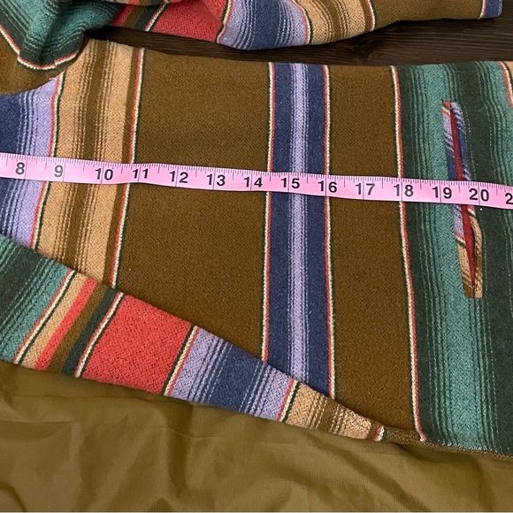 Vintage Sarah Morgan Blazer Womens Southwestern Stripe Jacket 90s See Pictures - Picture 6 of 8